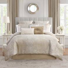 Argent Couvre-lits Waterford Maritana 6 Piece Comforter Set, Queen Couvre-lit Argent, Naturel (228.6x)