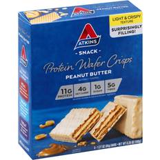 Vanilla Bars Atkins Peanut Butter Protein Wafer Crisps 1