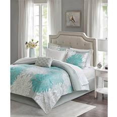 Turquoise Bedspreads Madison Park Essentials Maible Cozy Bedspread Gray, Turquoise, Blue