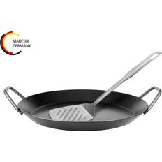 Padelle per paella Gräwe Schmiedeeiserne Servierpfanne Ø 32 cm Glatt