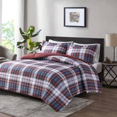 Twin Bedspreads Madison Park Essentials Parkston Plaid Bedspread Blue, Red (228.6x)