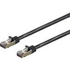 Monoprice Cat7 7ft Black Patch Cable 26AWG 10G