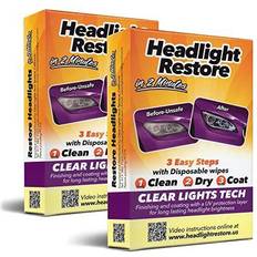 CLT Headlight Restoration Kit Cleaning Wipes