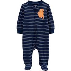 Carter's Baby Dinosaur 2-Way Zip Cotton Sleep & Play Pajamas - Navy