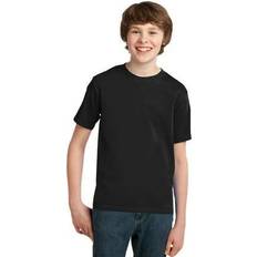 Children's Clothing Port & Company Youth Essential Tee-XL Jet Black