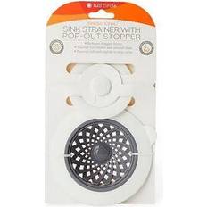 Full Circle Sink Strainer/Stopper Gray/White 1 Count