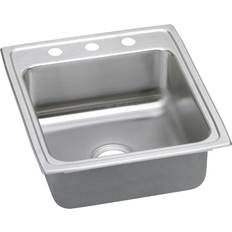 Drainboard Sinks on sale Elkay LRAD202255MR2 Lustertone Stainless Single Bowl Top Mount ADA Sink