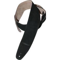 Marrón Máscaras Chromacast Suede Guitar Strap, Black #CC-SSTRAP-BLK