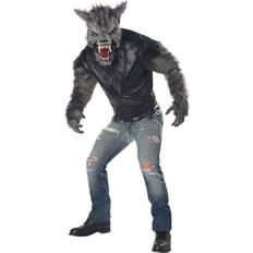 California Costumes Werwolf-Kostüm für Erwachsene zu Halloween grau-schwarz