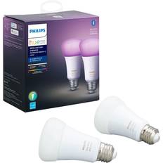 800 lumen led bulb Philips 2 pack hue white & color ambiance 800 lumen a19 bluetooth smart led bulb