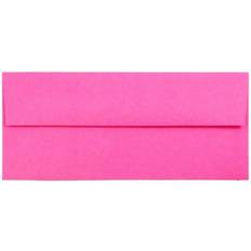 Jam Paper #10 (4 1/8 x 9 1/2) Business Envelope Brite Hue Ultra Fuchsia Hot Pink 25 envelopes per pack