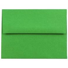 Jam Paper A2 Colored Invitation Envelopes 4.375 x 5.75 Green Recycled 15843I