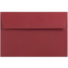 Jam Paper A9 Premium Invitation Envelopes 5 3/4 x 8 3/4 Dark Red 25/Pack