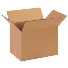 Brown Mailers Corrugated Boxes, 13" x 9" x 9" Kraft, 25/Bundle