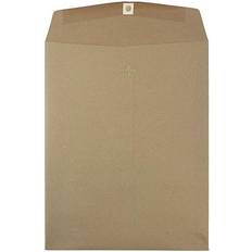 Brown Mailers Jam Paper 10 x 13 Clasp Envelopes Brown Kraft 50/Pack Brown Kraft Recycled