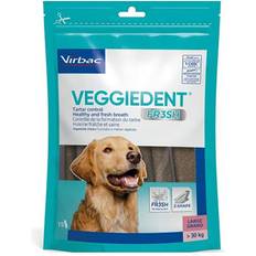 Virbac Nourriture pour chiens Animaux de compagnie Virbac VeggieDent Fresh Large 30 kg 15 Lamelles