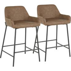 Furniture Lumisource B24-DNLA BKE2 Daniella Bar Stool 2