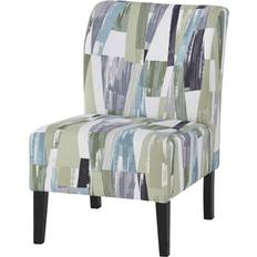 Ashley White Lounge Chairs Ashley Signature Triptis Abstract Lounge Chair