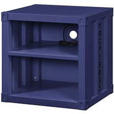 Blue Bedside Tables Acme Furniture Cargo Collection 35937 Bedside Table