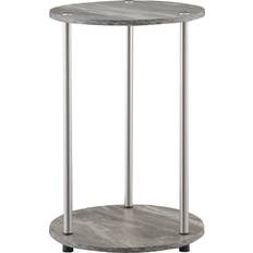 Chrome Small Tables Convenience Concepts Designs2Go No 2 Tier Small Table