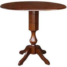 International Concepts 42" Round Top Drop Leaf Small Table