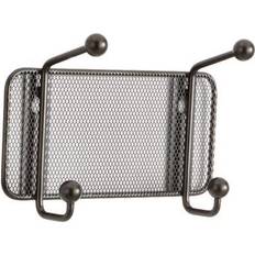 Black Hallway Furniture & Accessories SAFCO Onyx Mesh Sturdy Garment Rack Coat Hook