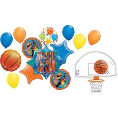 Orange Animal & Character Balloons 14pc Birthday Party Supplies Basketball Balloon Bouquet Decorations