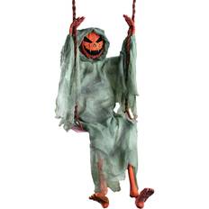 Party Decorations Fun World Swinging 5FT Dead Pumpkin Halloween Prop