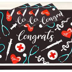 Table Cloths Sparkle 2023 nurse graduation party supplies, congrats table covers 54 x 108 in, 3x