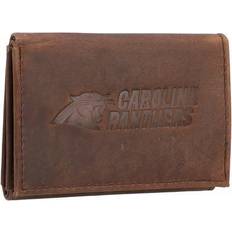 Evergreen Enterprises Wallets Brown Carolina Panthers Brown Tri-Fold Leather Wallet