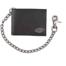 Men's Leather Trucker Chain Slimfold Wallet - Black one