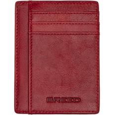 Breed Leather Front Pocket Wallet - Red