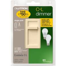 Lutron Lumea Light Almond 150 watt Slide Dimmer Switch 1 pk