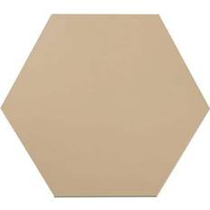 Tiles AVANT DECOR Bex Hexagon 6 6.9 in. Latte 2.3mm Stone Peel and Stick Backsplash Tile 6.5 sq.ft./30-Pack