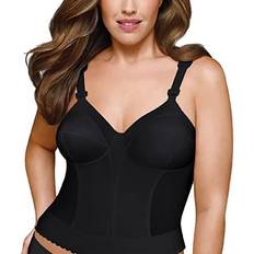 Exquisite Form Women's Longline Bra - Black