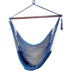 Blue Outdoor Hanging Chairs Sunnydaze Hanging Rope Hammock Swing