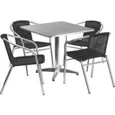 Outdoor Dining Tables Flash Furniture 5 pc. Square