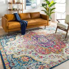 Carpets & Rugs Artistic Weavers Livabliss Rabat Vintage Rug 120x170 cm Fuchsia Orange Blue Orange, White, Grey, Pink, Blue