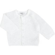 Tryckknappar Koftor Barnkläder Noppies Baby Cardigan weiss