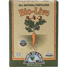 Plant Nutrients & Fertilizers Down to earth dte07828 organic bio-live fertilizer mix 5-4-2, 5