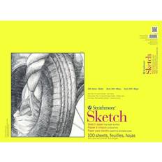 Sketch & Drawing Pads Strathmore sketch paper pad tape bound 14"x17"-50lb, 100 sheets 012017351143