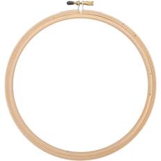 Embroidery Hoops & Frames Natural Wood Embroidery Hoop W/Round Edges 8"