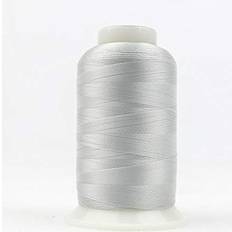 Hvite Sytråd Wonderfil specialty threads decobob white, 2-ply cottonized polyester, 80wt