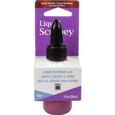 Red Polymer Clay Sculpey Liquid 1oz-Garnet Metallic