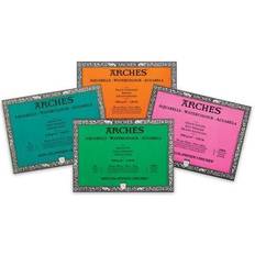 Arches Papiers Arches aquarelle block 140lb 300gsm 3.9x9.8in 10x25cm 20 sheets