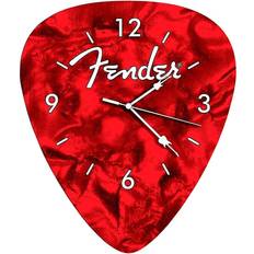 Wall Clocks Fender Pick-Shaped Red