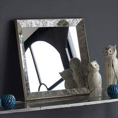 A&B Home Antique-Look Frameless Square Wall Mirror