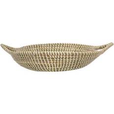 Natural Bowls A&B Home Kira Natural White Cord Seagrass Bowl