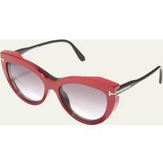 Sunglasses Tom Ford Light Blocking Round BLACK