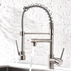 AIMADI AIMADI Contemporary Sink Faucet,Single Brushed Nickel